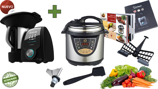 Robot de cocina Mambo 10070 con APP + Olla GM4U D Plus