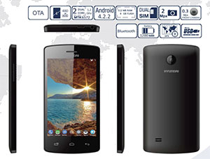 SMARTPHONE SP DUAL 4’’ Táctil Capacitiva  HYUNDAY