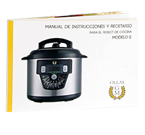 Manual de Usuario y Libro de recetas Olla GM E